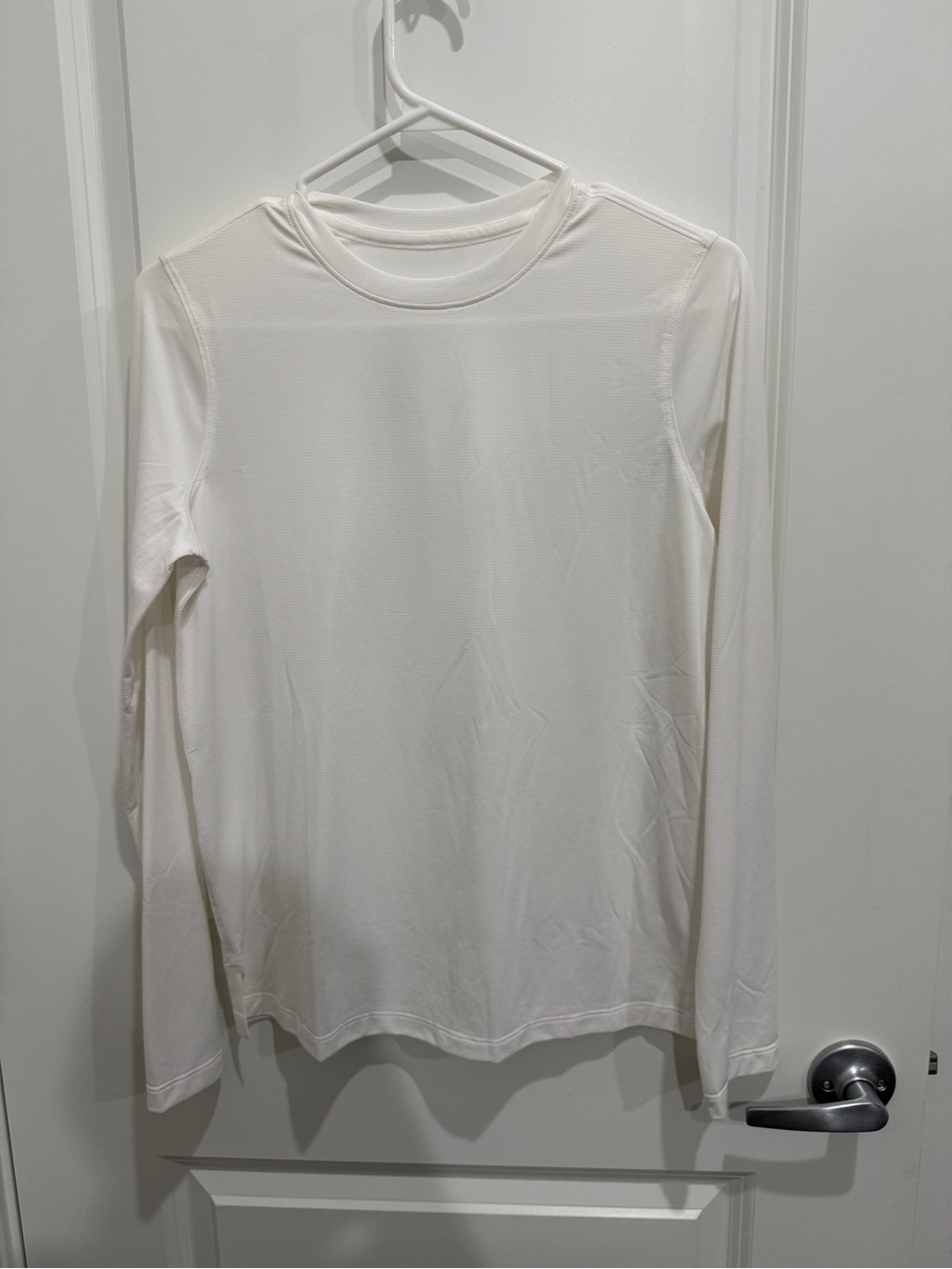 Lululemon White Long-Sleeve Shirt